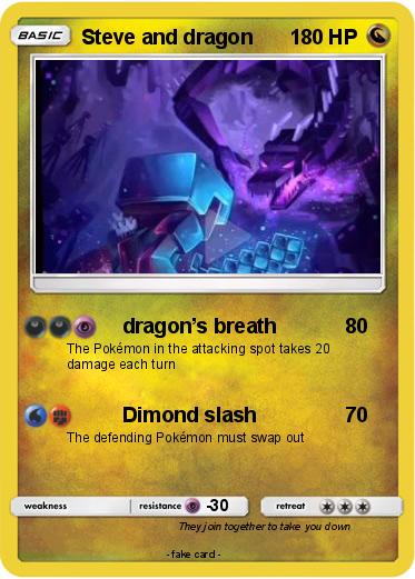 Pokemon Steve and dragon