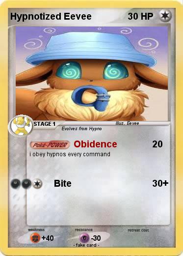 Pokemon Hypnotized Eevee