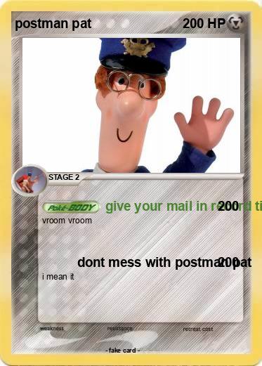 Pokemon postman pat