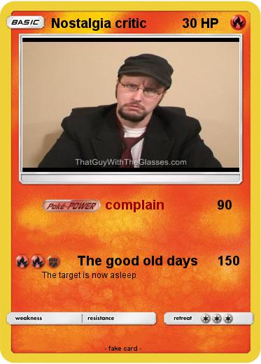 Pokemon Nostalgia critic