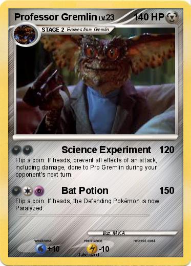 Pokemon Professor Gremlin