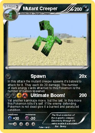 Pokemon Mutant Creeper