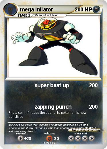 Pokemon mega inilator