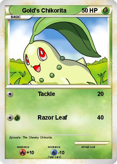 Pokemon Gold's Chikorita