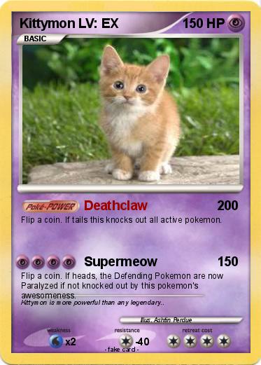 Pokemon Kittymon LV: EX