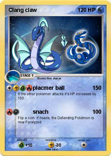 Pokemon Clang claw