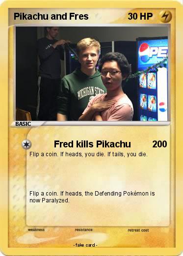 Pokemon Pikachu and Fres