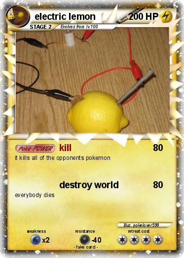 Pokemon electric lemon