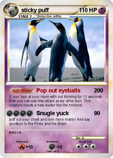 Pokemon sticky puff