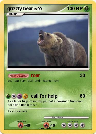 Pokemon grizzly bear