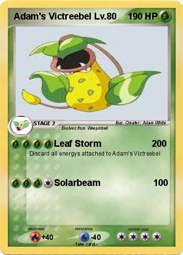 Pokemon Adam's Victreebel Lv.80