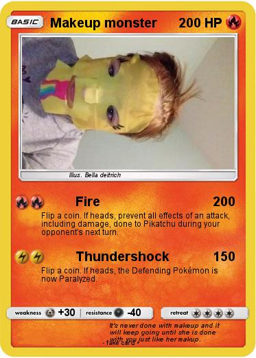 Pokemon Makeup monster
