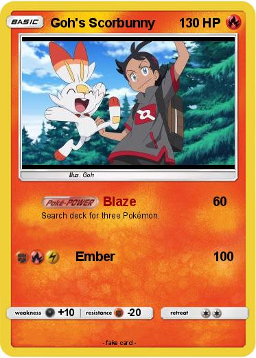 Pokemon Goh's Scorbunny