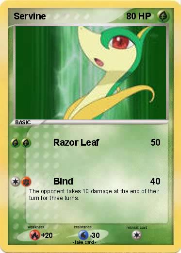 Pokemon Servine