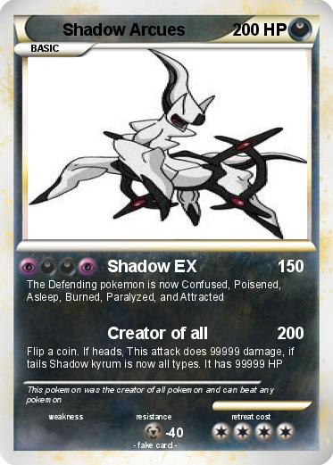 Pokemon Shadow Arcues