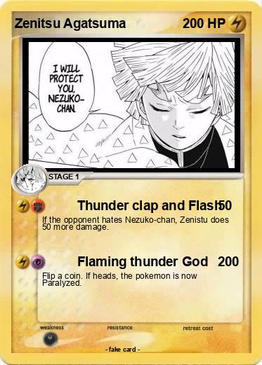 Pokemon Zenitsu Agatsuma