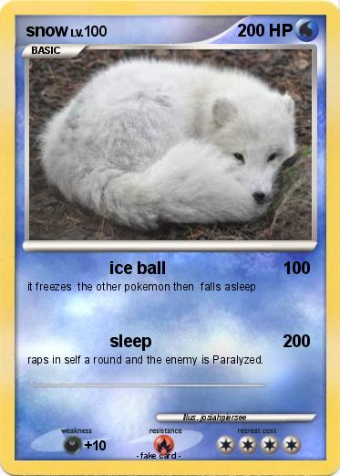 Pokemon snow
