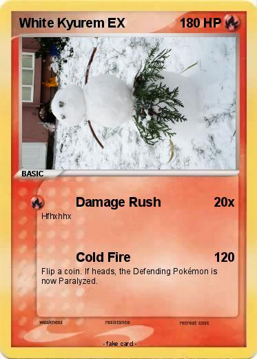 Pokemon White Kyurem EX