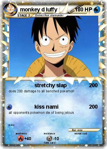 Pokemon monkey d luffy