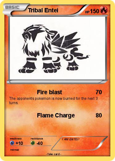 Pokemon Tribal Entei