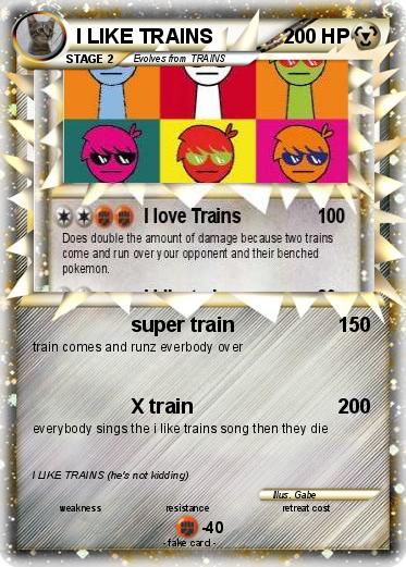 Pokemon I LIKE TRAINS