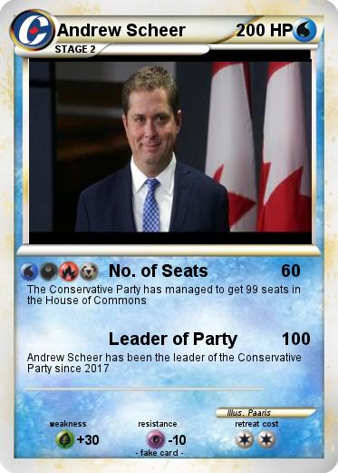 Pokemon Andrew Scheer