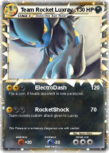 Pokemon Team Rocket Luxray