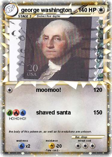 Pokemon george washington