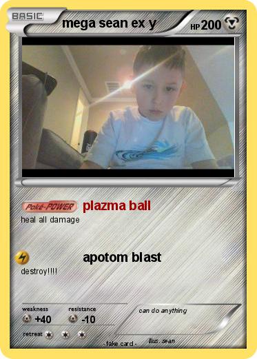 Pokemon mega sean ex y