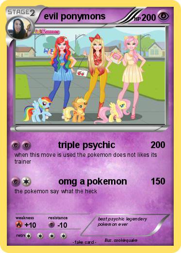 Pokemon evil ponymons