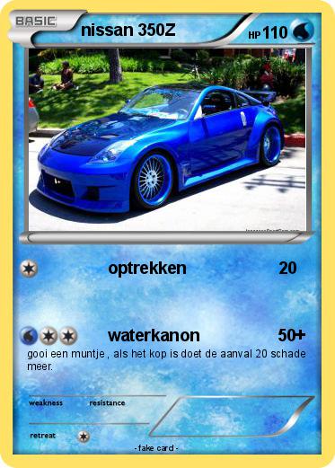 Pokemon nissan 350Z
