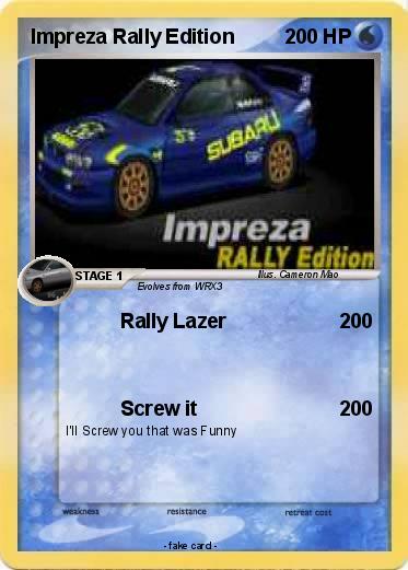 Pokemon Impreza Rally Edition
