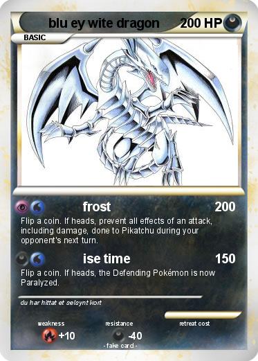 Pokemon blu ey wite dragon