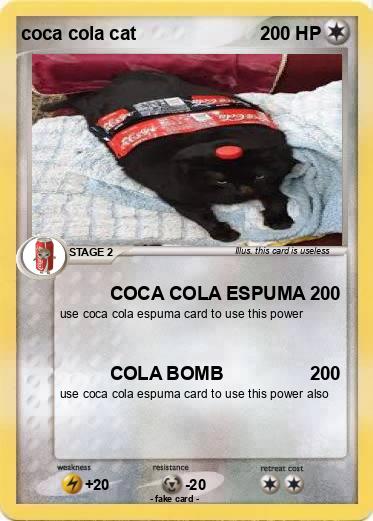 Pokemon coca cola cat
