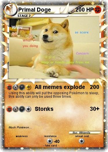 Pokemon Primal Doge