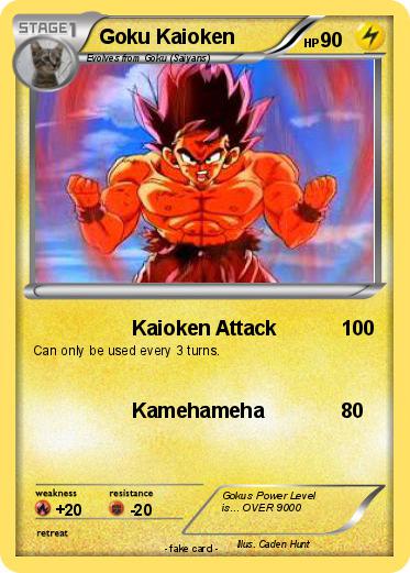 Pokemon Goku Kaioken