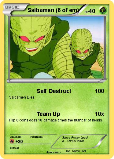 Pokemon Saibamen (6 of em)