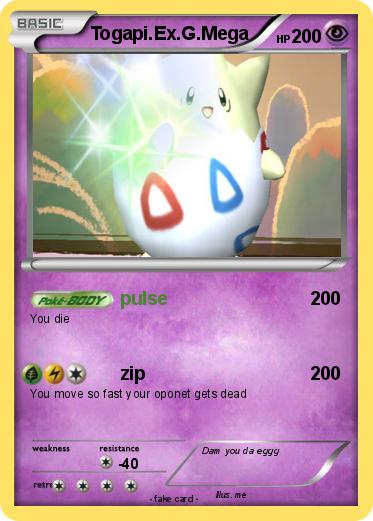 Pokemon Togapi.Ex.G.Mega
