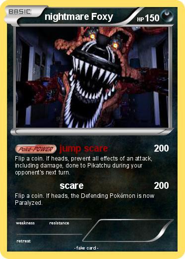 Pokemon nightmare Foxy