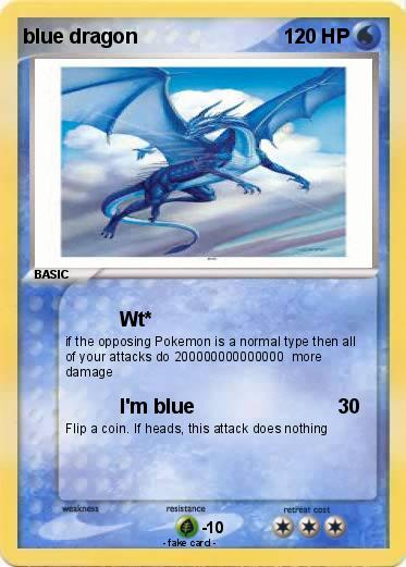 Pokemon blue dragon