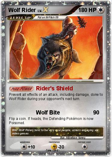Pokemon Wolf Rider