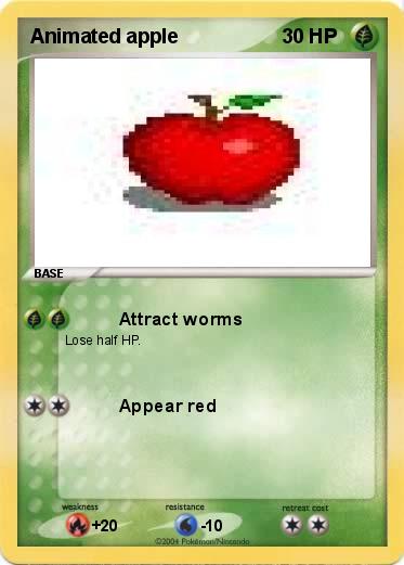 Pokemon Animated apple