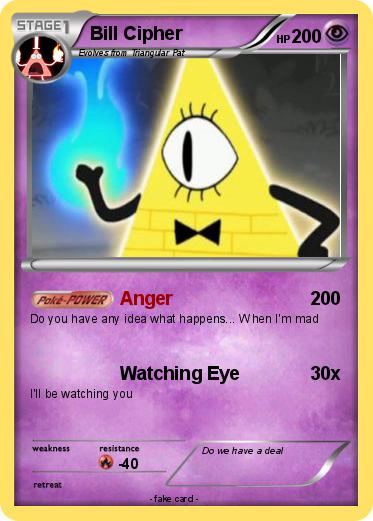 Pokemon Bill Cipher