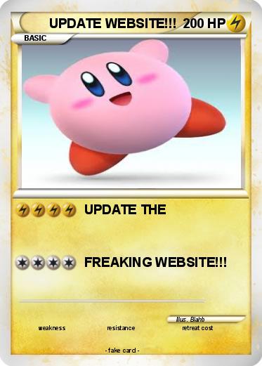 Pokemon UPDATE WEBSITE!!!