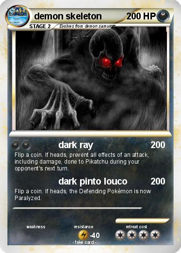 Pokemon demon skeleton