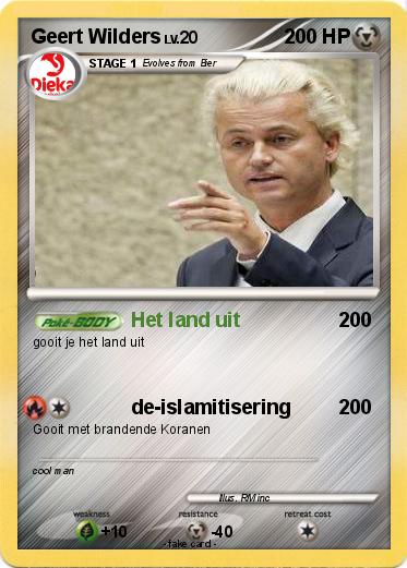 Pokemon Geert Wilders