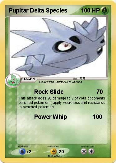 Pokemon Pupitar Delta Species