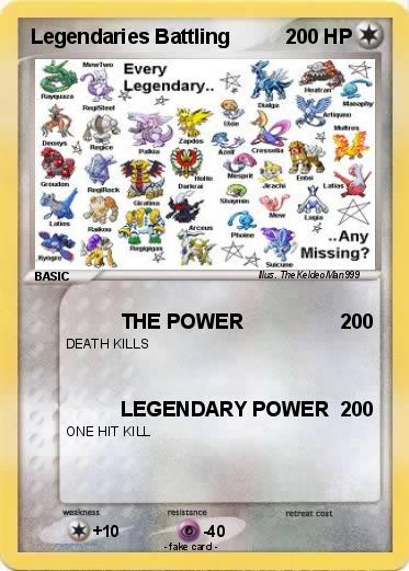 Pokemon Legendaries Battling
