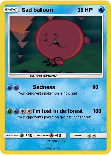 Pokemon Sad balloon