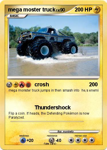 Pokemon mega moster truck
